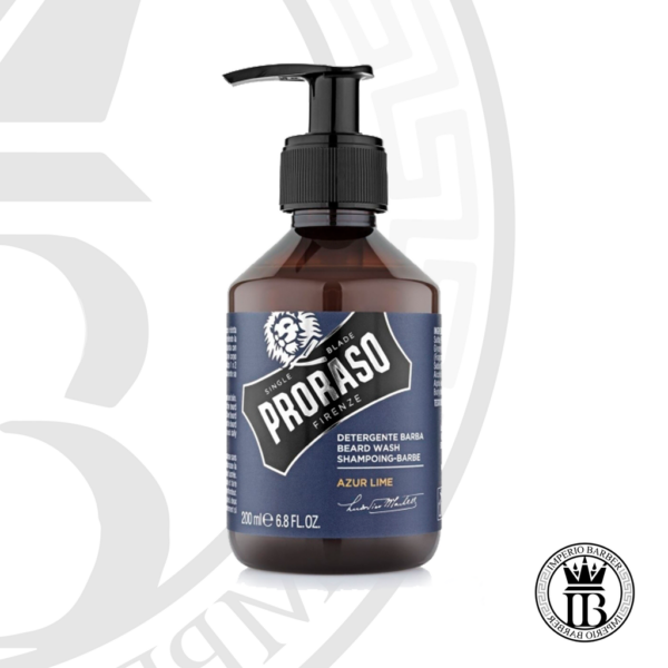[PRORASO] CHAMPÚ PARA BARBA - BEARD OIL 200ML [PRORASO] (AZUL LIMA)